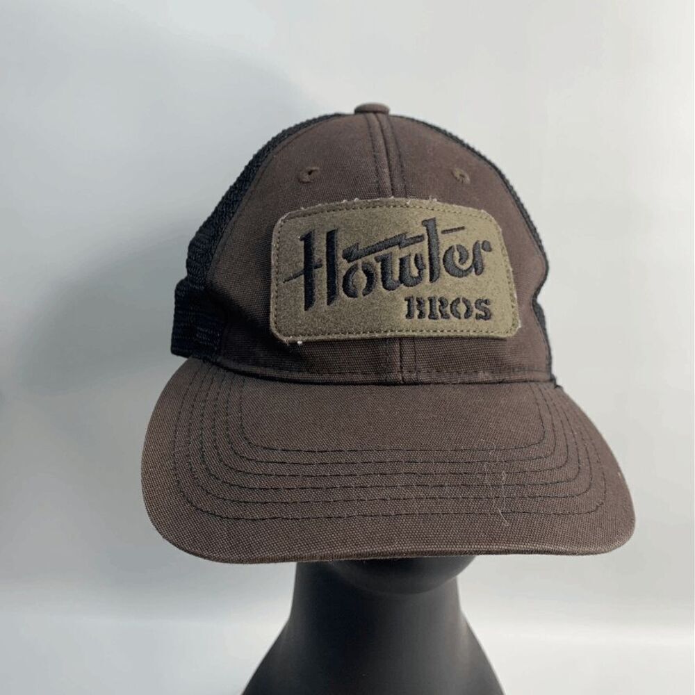 Howler Bros Trucker Hat Cap Electric Stripe Brown Patch Adjustable Mesh Adult